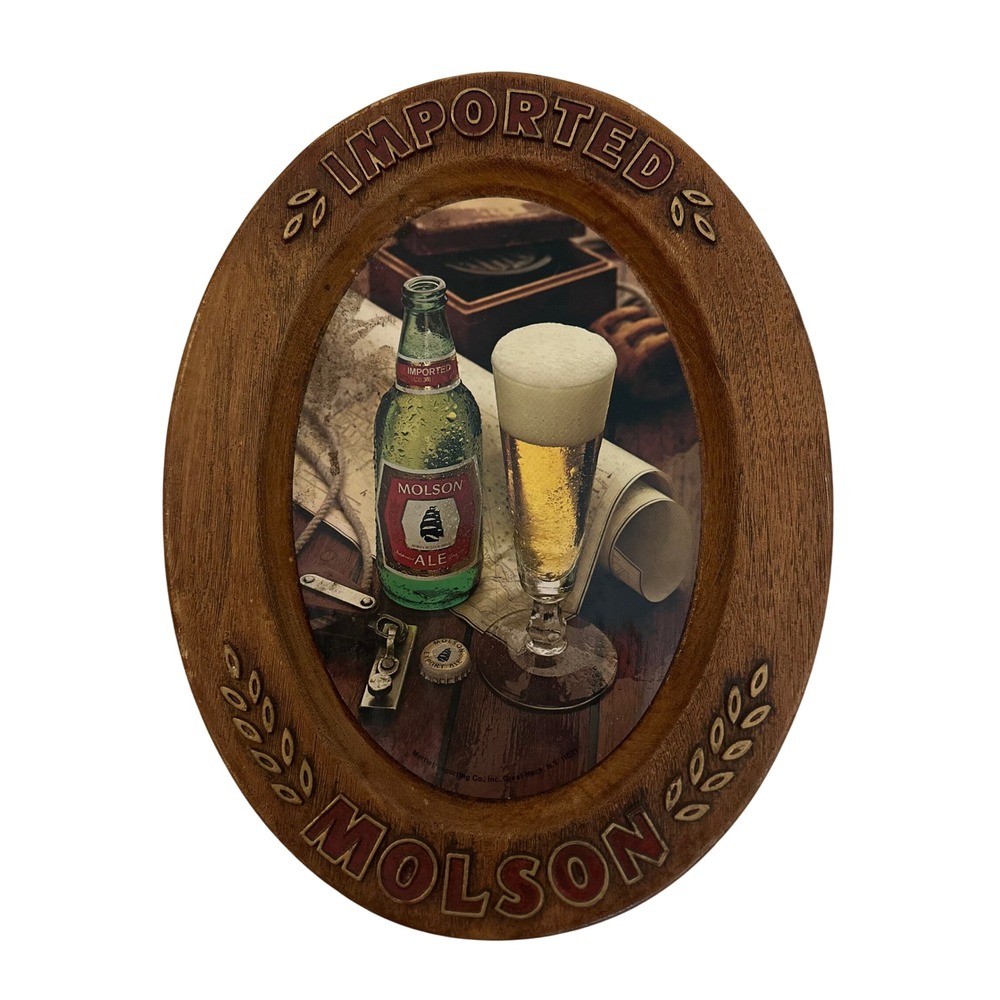 Vintage Molson Beer Sign